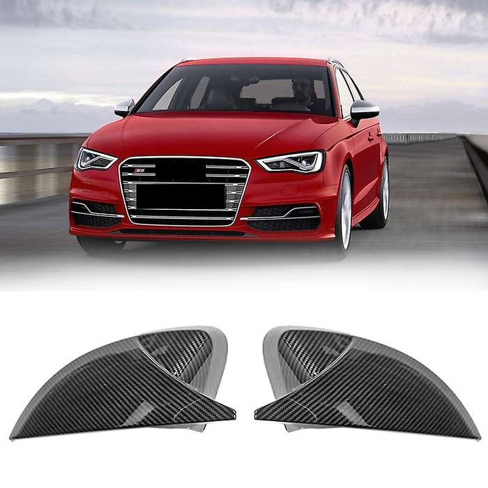 Door Side Wing Rearview Mirror Cover Cap Decoration Trim Shell for  A3 S3 8V RS3 2013-2018