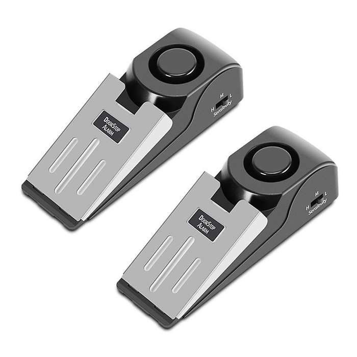 Door Stop Alarm, Door Stop with 120db Security Alarm, Door Wedge Security Device for Travel, Home, H