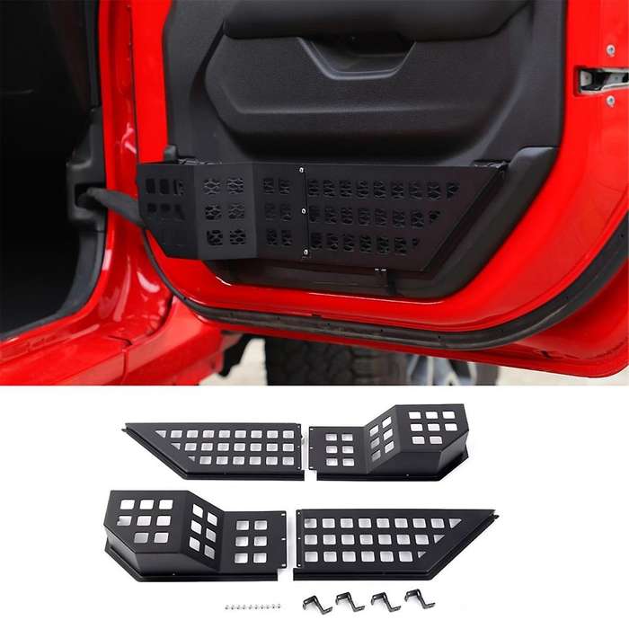 Door Storage Pockets Side Insert Organizer Box for JL JT 2018-2024 Interior Accessories ,Front