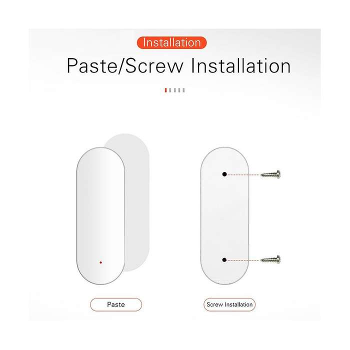Door/window 2 Wifi Operated Door Window 2 Sensor Detects and Reports The Opening and Closing Tilt A