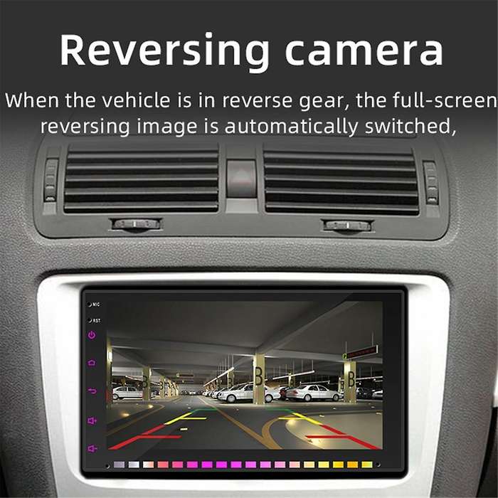 Double Din Car Stereo Carplay & Android Auto, 7 Inch Rgb Car Radio Touchscreen Bluetooth, Car Audio
