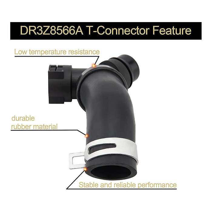 Dr3z-8566-a Radiator Hose Connector Hose Connector Auto Parts for Dr3z8566b Dr3z8566a
