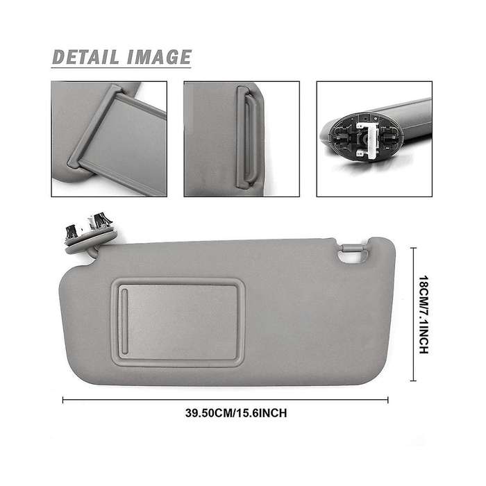 Driver Front Left Side Sun Visors with Light for 2006-2013 Car Accessories 74320-42501-b2