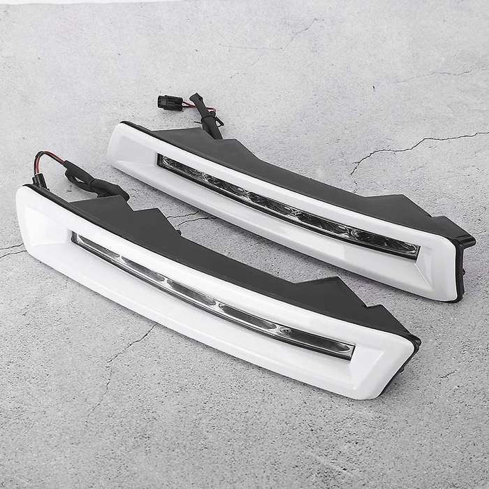 DRL Daytime Running Light, Pair Of 12V LED DRL Daytime Running Lights Fit for Land Cruiser FJ200 201
