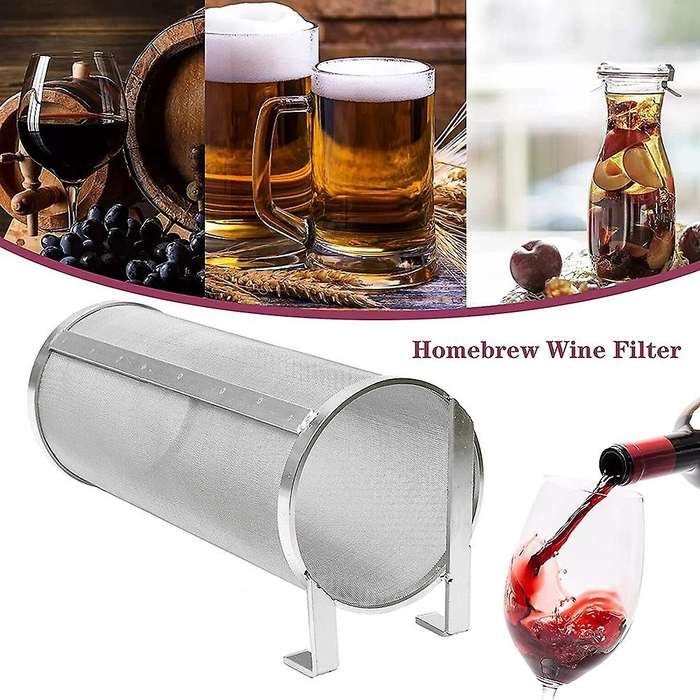 Dry Beer Hopper Filter, Stainless Steel Hopper Spider Beer Filter for Home Brew Hops Beer Wine or C