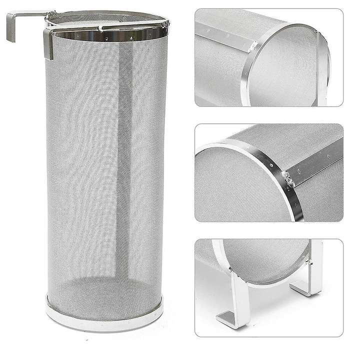 Dry Beer Hopper Filter, Stainless Steel Hopper Spider Beer Filter for Home Brew Hops Beer Wine or C