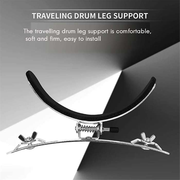 Drum Leg Holder Metal Traveling Drum Leg Support Thickened Sponge Decompression Drum Rack for March