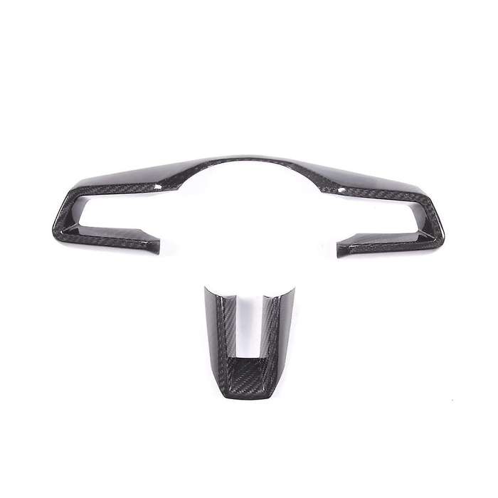 Dry Carbon Fiber Car Steering Wheel Button Frame Cover Trim Kit for 911 Taycan 2019-2023 Accessorie