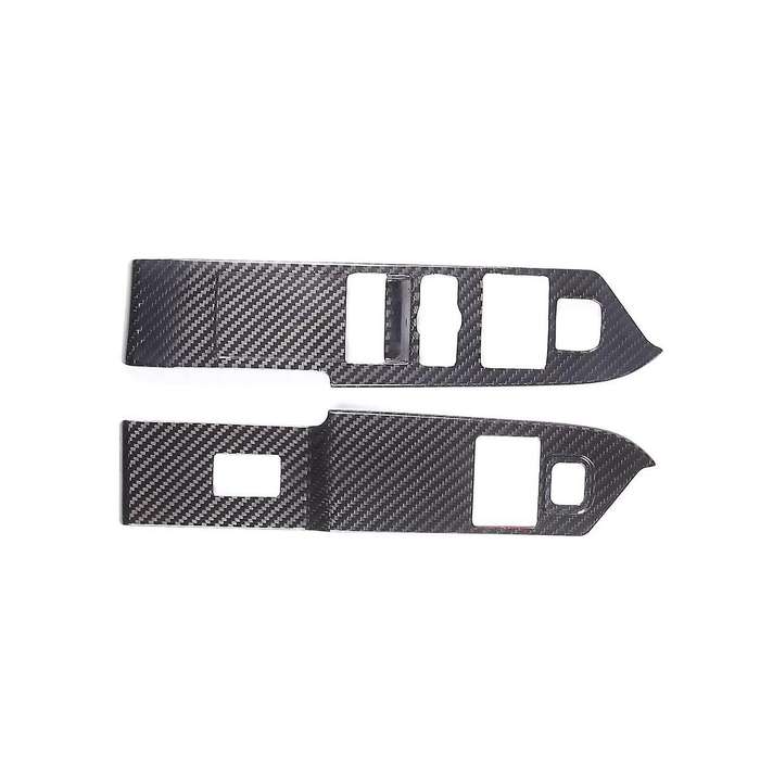 Dry Carbon Fiber Window Lift Switch Frame Cover Trim for 90 2020-2023 LHD Interior Accessories