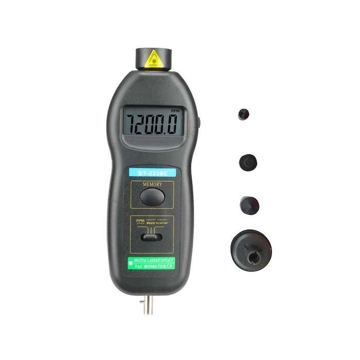 Dt2236c Speed Detector Meter Laser Tachometer Dt 2236c Led Digital Optical Contact Tachometer Detect