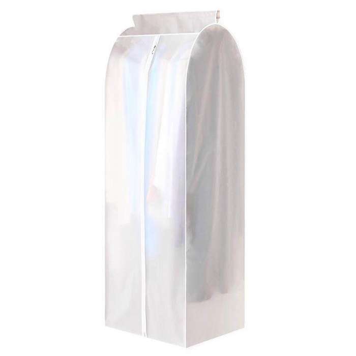 Dust Cover Clothes Hanging Bag Garment Suit Dustproof Wardrobe Storage Organizer Storage Bags Househ