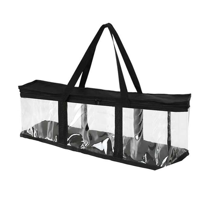 Dvd Storage Bags Cd Disc Comic Book File Toy Clothes Handle Organizer Big Clear Tote Case Home Cabi