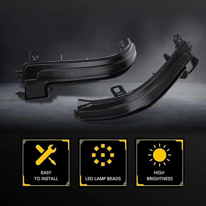 Dynamic LED Side Mirror Turn Signal Lamp Light for 1 2 3 4 Series F20 F22 F30 63137280771, 631372807