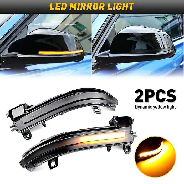 Dynamic LED Side Mirror Turn Signal Lamp Light for 1 2 3 4 Series F20 F22 F30 63137280771, 631372807