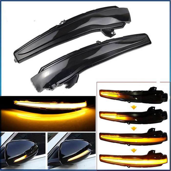 Dynamic Side Wing Mirror Indicator Sequential Blinker LED Turn Signal Light for B MB W205 W247 2018-