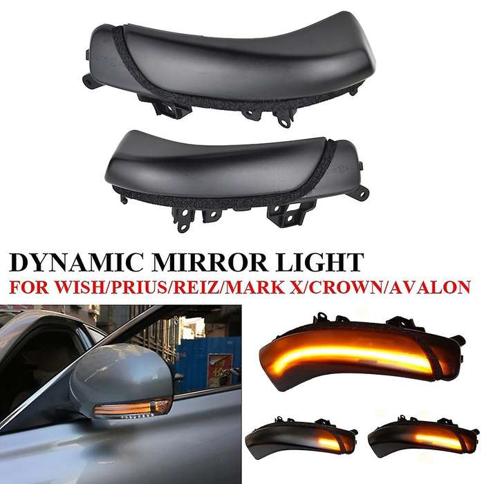 Dynamic Turn Signal Light Side Wing Mirror Indicator Rearview Mirror Lamp for WISH/PRIUS//MARK X/CRO