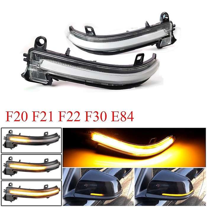 Dynamic Turn Signal Light Side Wing Mirror Indicator for- 1 2 3 4 Series F20 F22 F30 E84