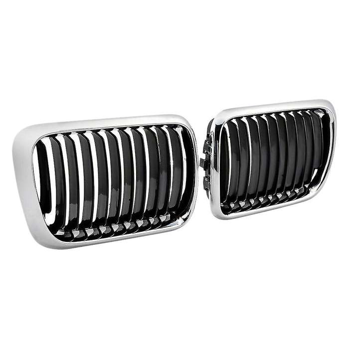 E36 Grill,Black Kidney Front Bumper Kidney Grille Grills for  E36 3-Series 318I 323I 328I M3 1997-19
