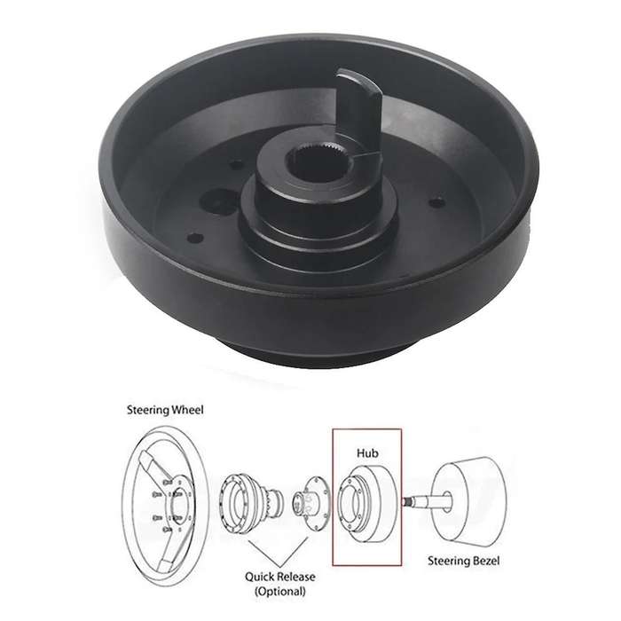 -e30h Aluminum Racing Steering Wheel Short Hub Kit Adapter Boss Kit for E30 3-/5-series 318 325 528
