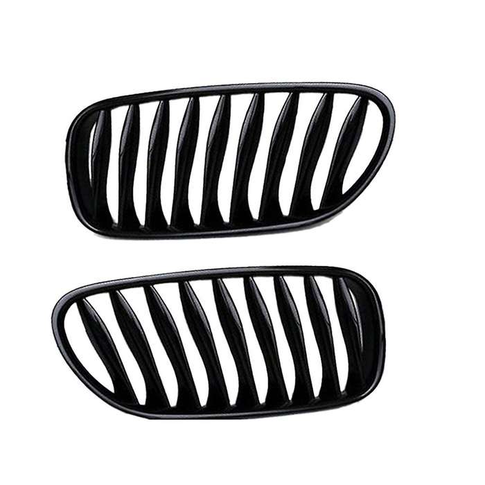 E85 Grille, Front Replacement Kidney for Z Series Z4/e85 2003-2008(gloss Black)