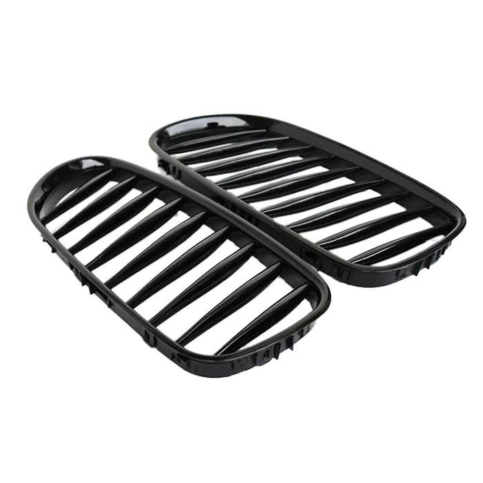 E85 Grille, Front Replacement Kidney for Z Series Z4/e85 2003-2008(gloss Black)