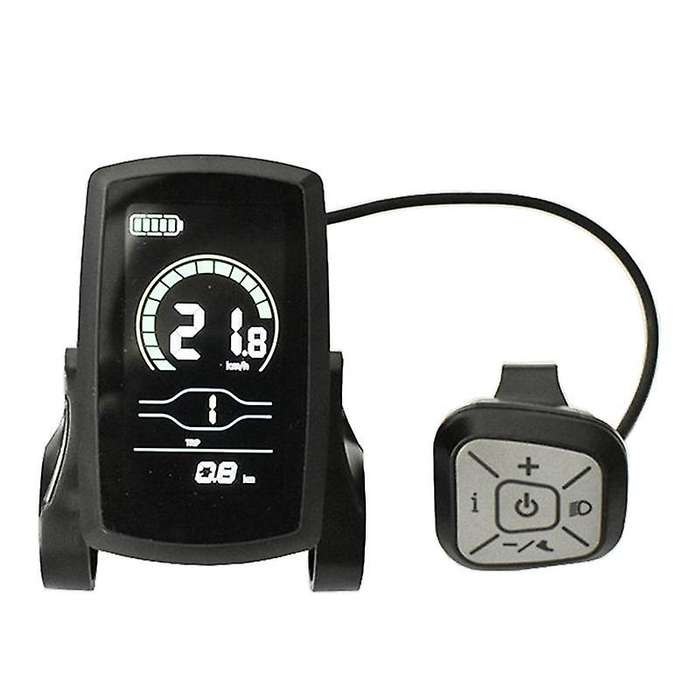 Ebike 36v48v Yl80c Lcd Meter Intelligent Control Panel Display for Ebike Controller Waterproof Plug