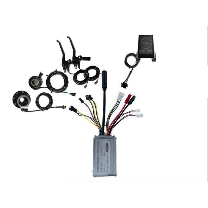 Ebike Controller 36V48V 250W with LCD S6 Display SMPlug 15A Electric Bicycle Motor Part