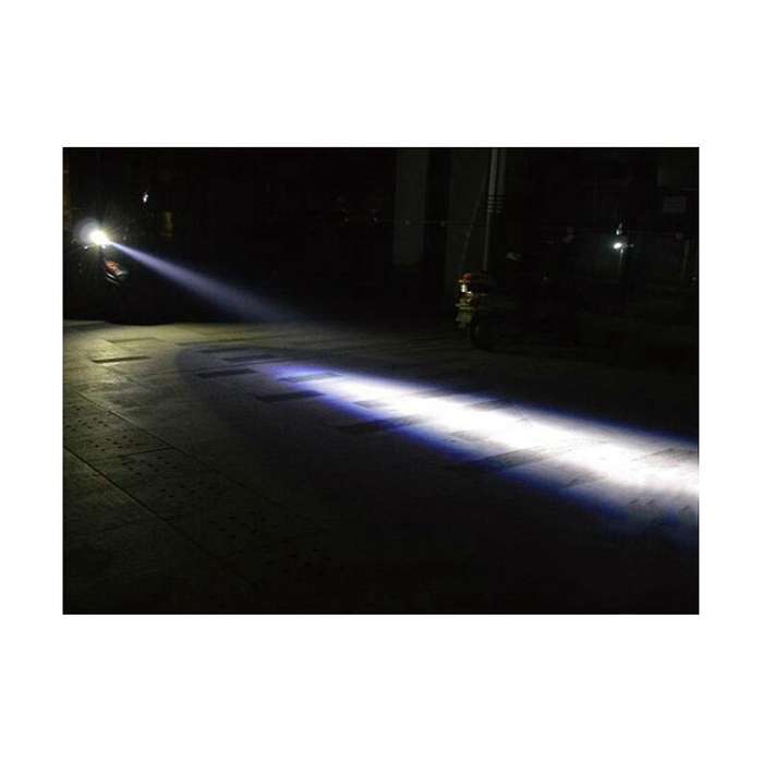 E-bike Light Headlight Input Dc 12v-80v Ebike Handlebar Lamp Electric Scooter Led Front Light