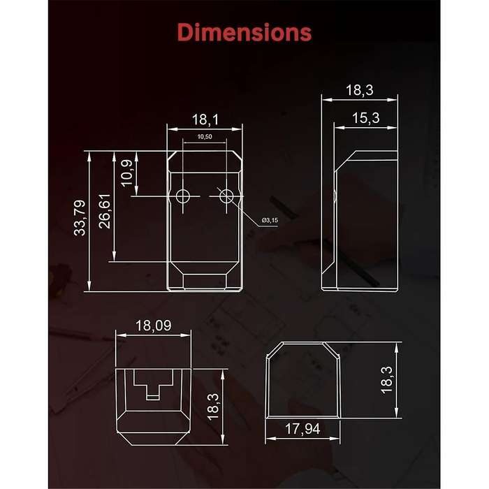 Eddy Coil Auto Leveling Sensor High-Speed for Voron 2.4 Stealthburner Trident VZbot Printhead Klippe