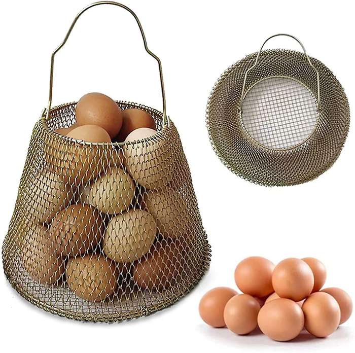Egg Basket, Collapsible Mini Egg Storage for Eggs - Can Easily Load Eggs for Carrying and Collectin
