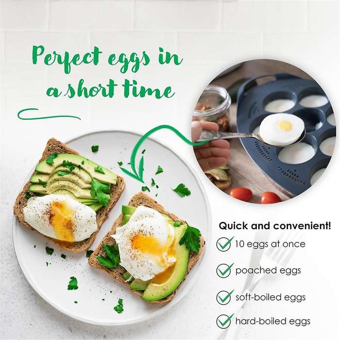 Egg Boiler 10 Eggs Egg Boiler SteamEGGS MAX - for TM6 Accessories - Egg Poacher - Accessories for