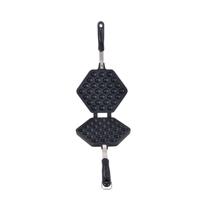 Egg Bubble Cake Baking Pan Mold Eggettes Iron Aluminum Hongkong Waffle Pan Mould Non-stick Coating D