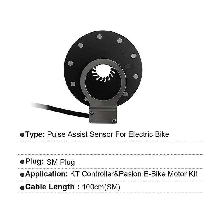 Electric Bicycle Pedal PAS System Assistant Sensor KT-10B 10 Magnets Left Side Speed Sensor Ebike Cy