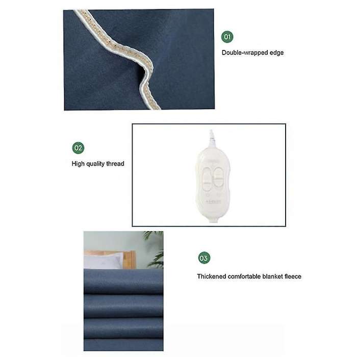 Electric Blanket Double Control Blanket Heating Pad Household Electric Mattress Intelligent Switch 1