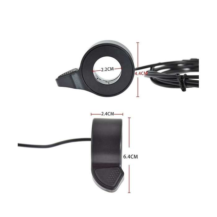 Electric Bike Thumb-dial Speed Regulation Knob Hall Sensor Accelerator Throttle Speed Regulation