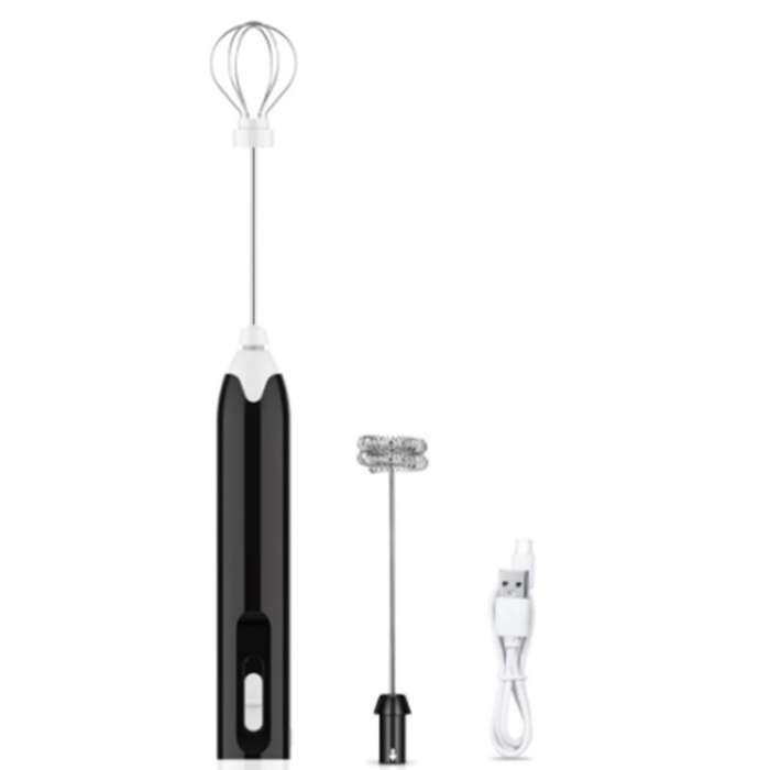 Electric Blender Mixer Egg Beater Coffee Milk Drink Food Whisk Stirrer Usb Rechargeable Hand Blende