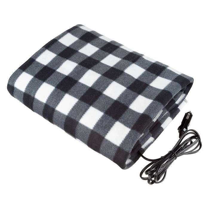 Electric Blankets DC12V Electric Car Heating Blanket Fleece Blanket for Winter Cold Weather Car Trav