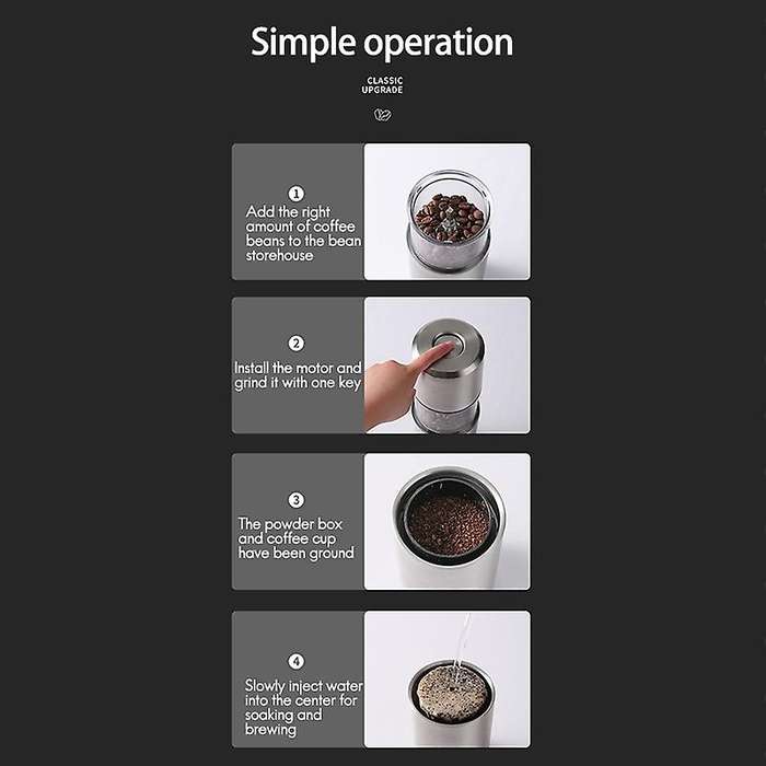 Electric Coffee Grinder Stainless Steel Adjustable Professional Coffee Bean Mill Machine