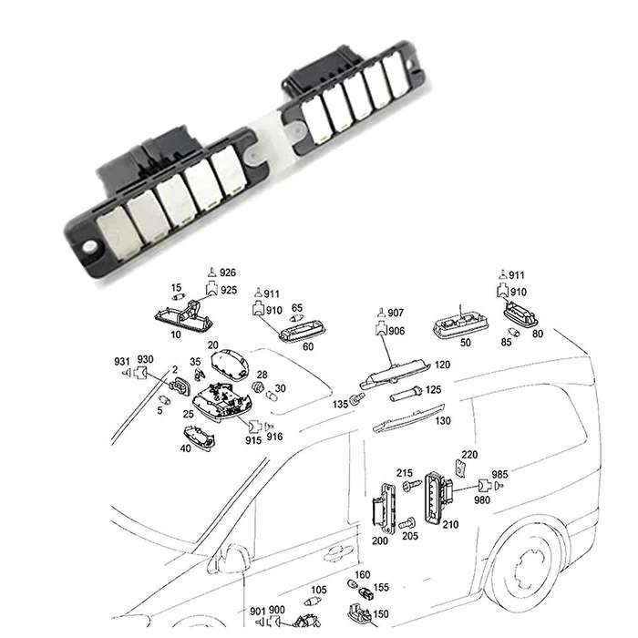 Electric Door Contact Plate for W639 Car Mid-Door Contact Plate A6398200311 6398200311