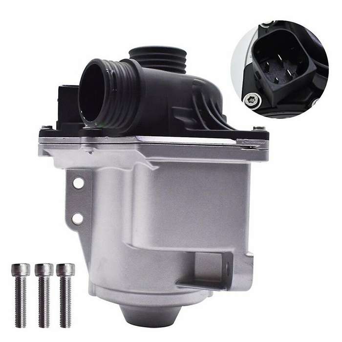 Electric Engine Water Pump with Thermostat for N54 N55 3.0L 135I 335I 535I 11537549476, 11537544788