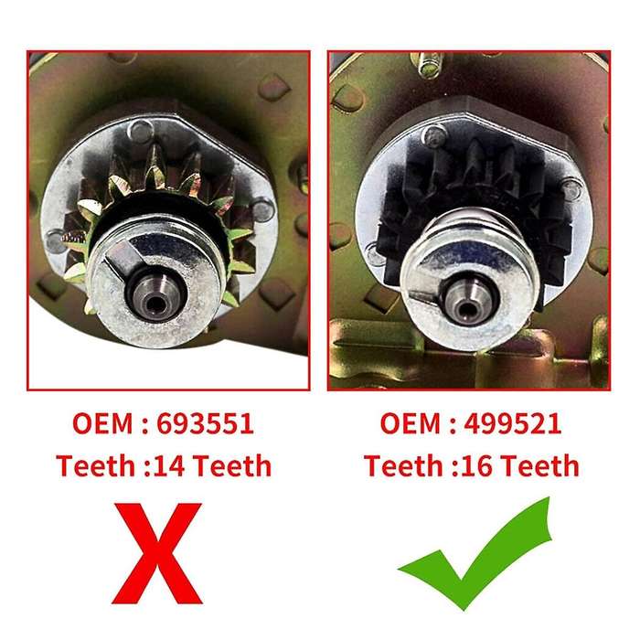 Electric for 16 Teeth Am106883 499521 5778 499521 497401 79512 499521-s1 497594 497595 693054
