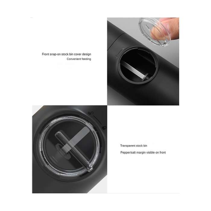 Electric Grinder Gravity Sensing Mini Salt Pepper Grinder Electric Salt and Pepper Grinder 2 Usb Re