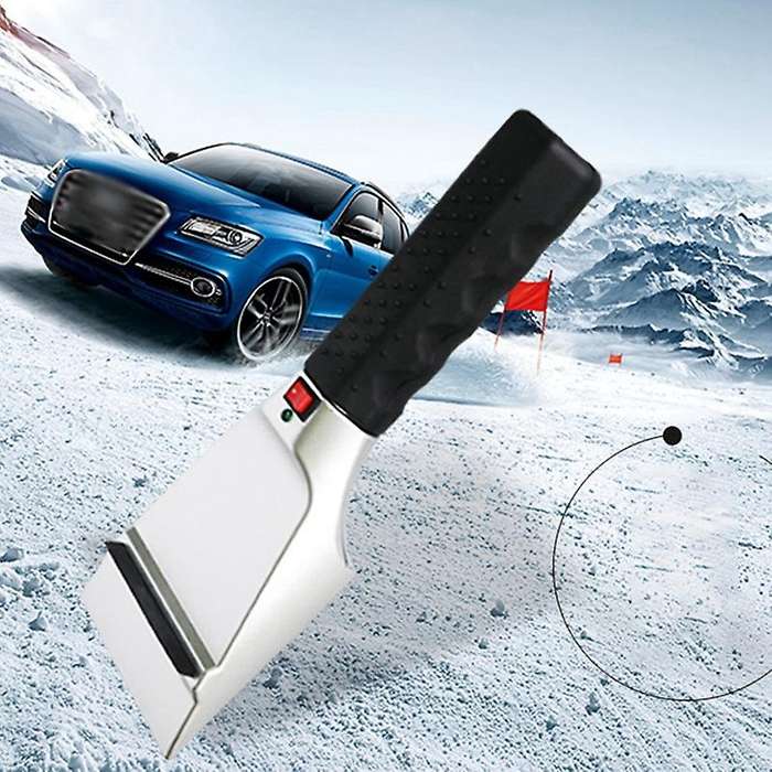 Electric Heated Car Ice Scraper Automobiles C-Igarette Lighter Snow Removal Shovel Windshield Glass