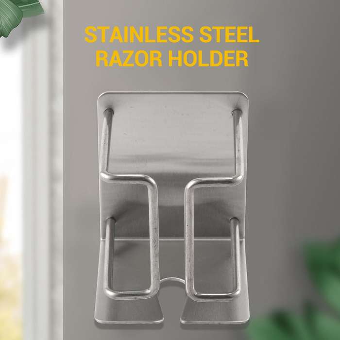 Electric Holder Wall-Mounted Self-Adhesive Stainless Steel Holder Wall-Mounted Bathroom Holder