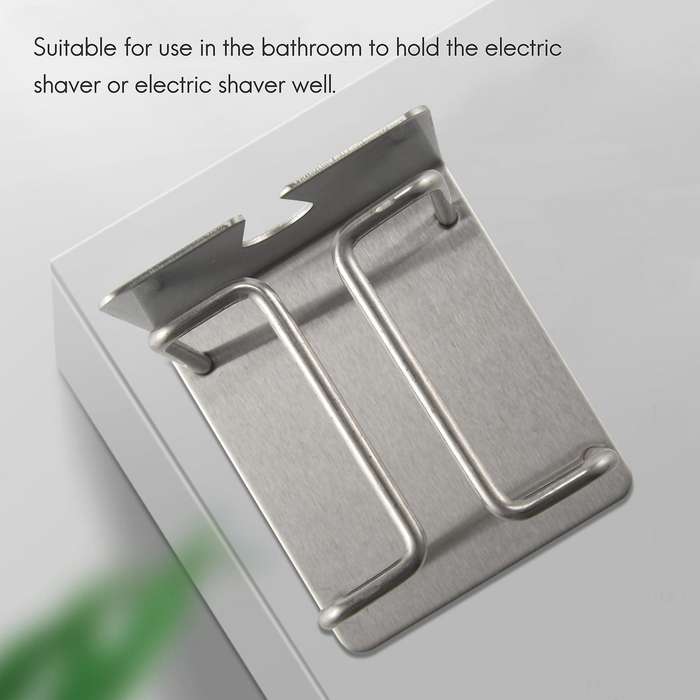 Electric Holder Wall-Mounted Self-Adhesive Stainless Steel Holder Wall-Mounted Bathroom Holder