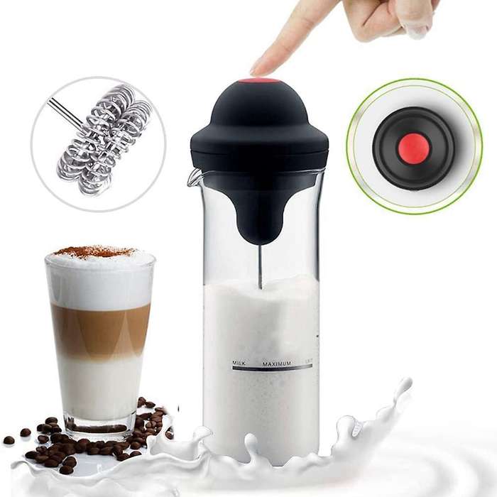 Electric Milk Easy Frother,whisk Drink Mixer for Coffee Mini Foamer Coffee Foam Maker Mixer