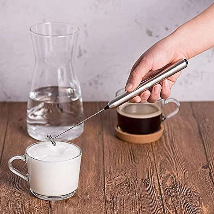 Electric Rod Stainless Steel Handheld Frother Battery Operation