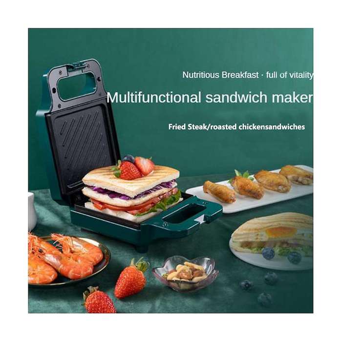 Electric Sandwich Maker Breakfast Machine Toaster Tools Food Multi-function Heating Press Eu Plug