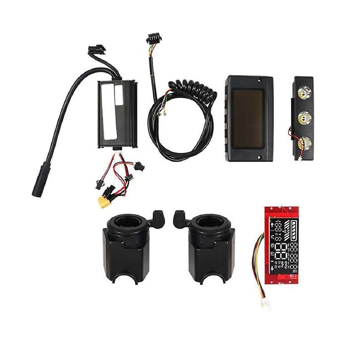 Electric Scooter Controller Kit for 8inch Scooter Throttle Display Panel Lampshade Accessories