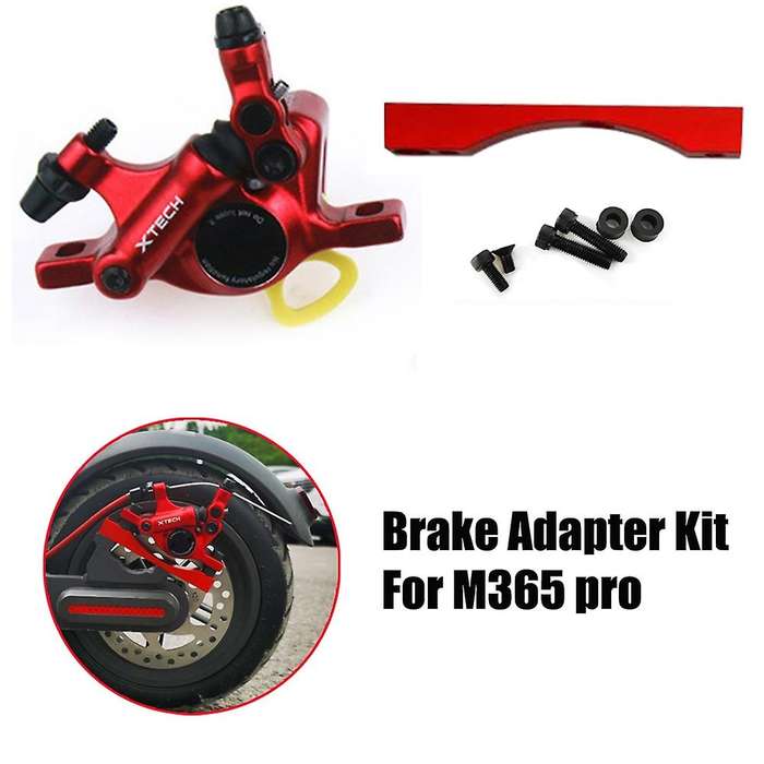 Electric Scooter Hydraulic Brake Adapter Kit Aluminum Piston Parts for M365 Pro Red